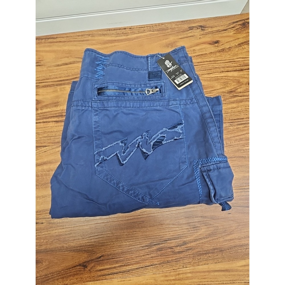 Miskeen Baggy Cargo Shorts Mens Size 42 Skater Hip Hop NWT Deadstock Y2K
